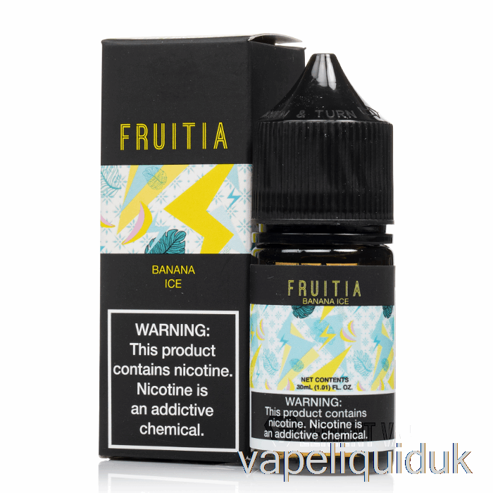 Banana Ice - Fruitia Salts - 30mL 50mg Vape Juice